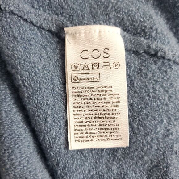 COS Womens Yak Wool Blend Tunic Sweater Size S Pullover Longsleeve Natural Cozy - Picture 7 of 9